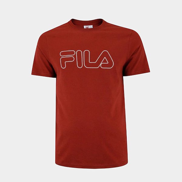 Camiseta Fila Regular Letter Outline – Masculina