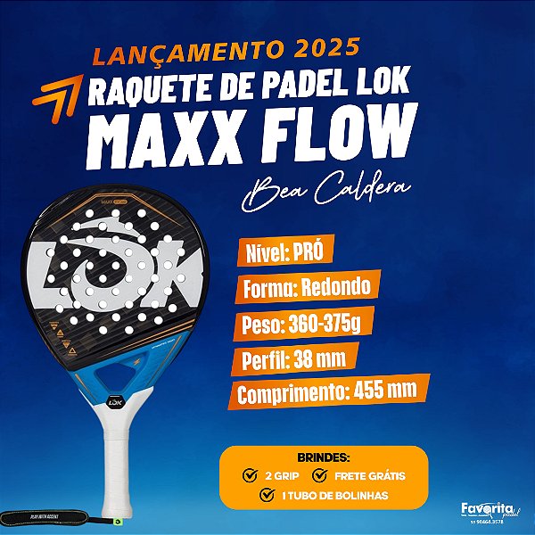 Raquete de Padel Lok Maxx Flow - Bea Caldera