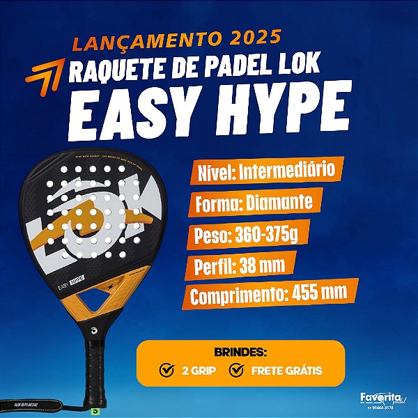Raquete de Padel Lok Easy Hype