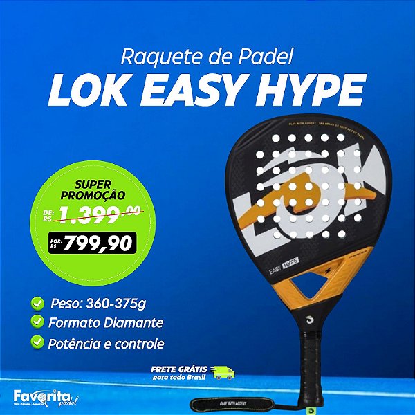 Raquete de Padel Lok Easy Hype
