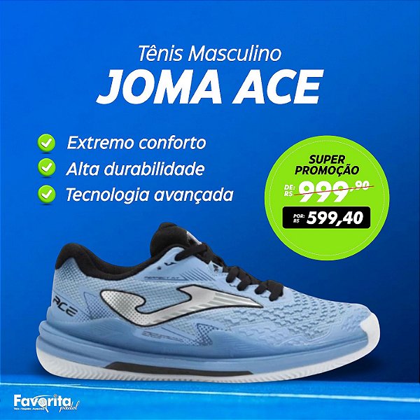 Tênis Joma Ace Men (Saibro) Blue – Masculino