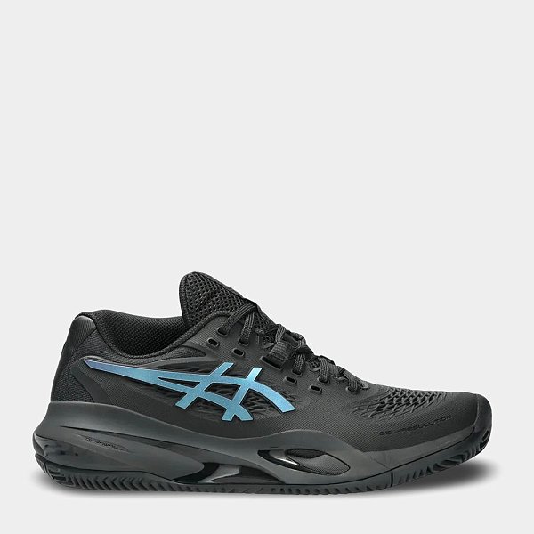 Tênis ASICS Gel-Resolution X Saibro Night Energy - Feminino - Preto/Azul