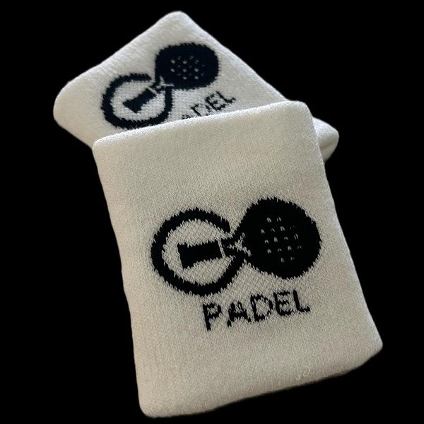 Munhequeira Go Padel 2 Unidades – Branco