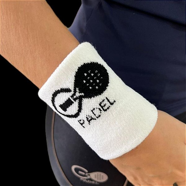 Munhequeira Go Padel 2 Unidades – Branco