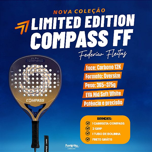 Raquete de Padel FF Limited Edition - Federico Fleitas