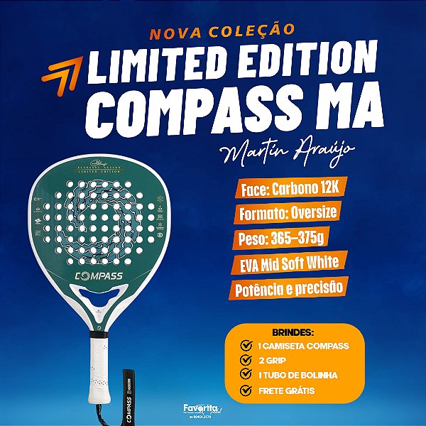 Raquete de Padel MA Limited Edition - Martín Araújo