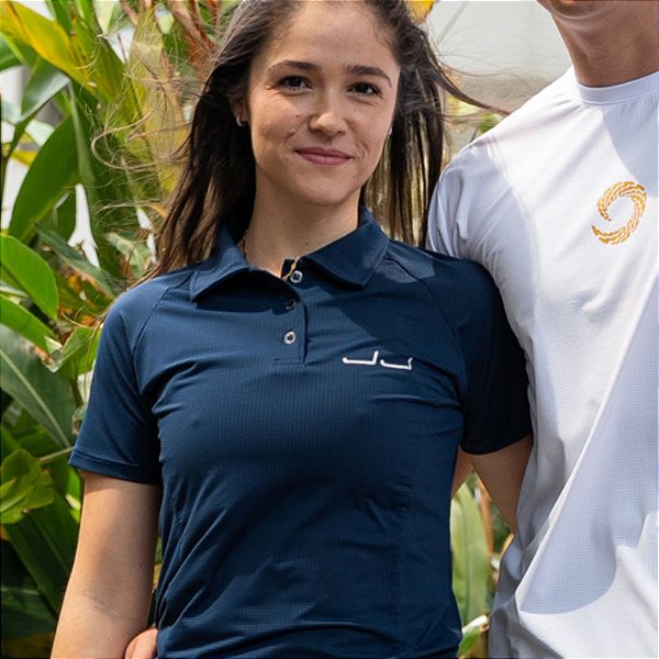 Camiseta Polo Compass JJ Collection 2026 – Júlio Julianoti Feminina