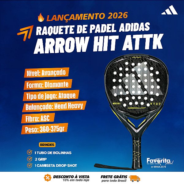 Raquete de Padel Adidas Arrow Hit