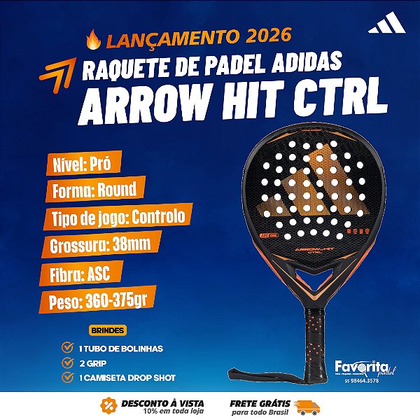 Raquete de Padel Adidas Arrow Hit Ctrl