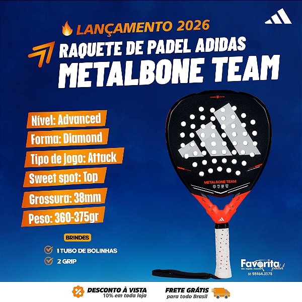 Raquete de Padel Adidas Metalbone Team 2026
