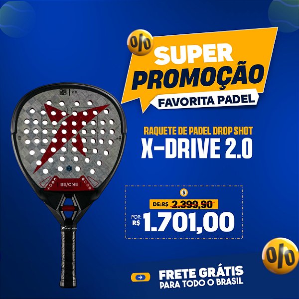 Raquete de Padel DROP SHOT X-DRIVE 2.0
