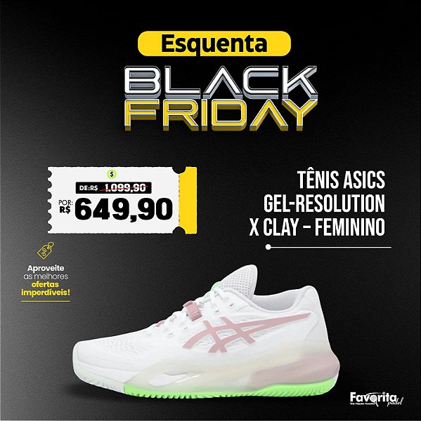 Tênis Asics Gel-Resolution X Clay – Feminino