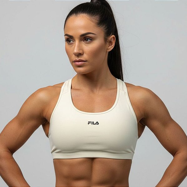 Top Fila Nadador Essential - Creme Claro