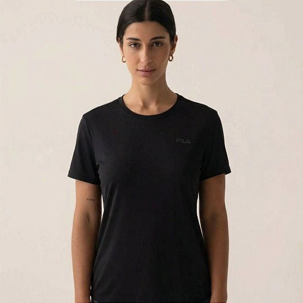 Camiseta Fila Basic Sports III – Feminina Preto