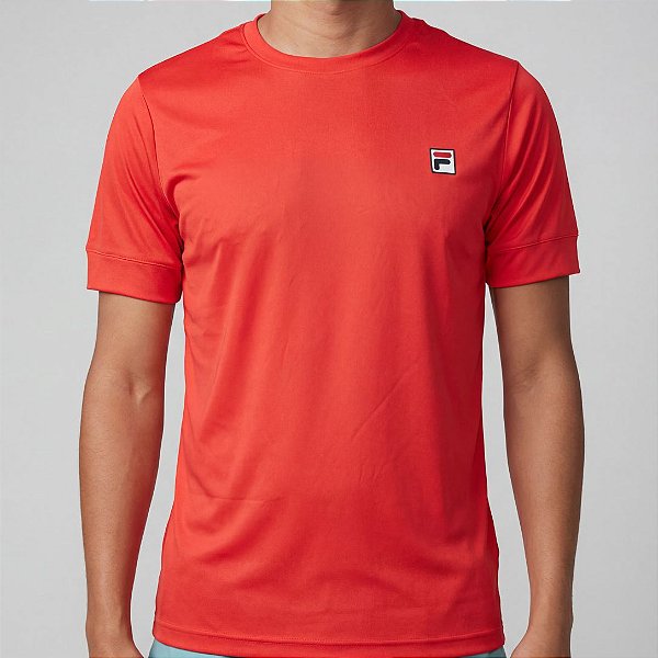 Camiseta Fila Player F-Box II – Masculina Vermelho Chili