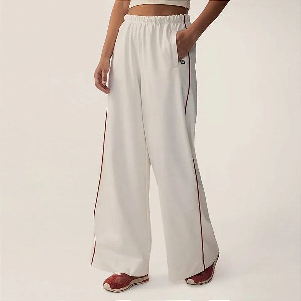 Calça Fila Wide Classic GT – Feminina Gardênia Off White