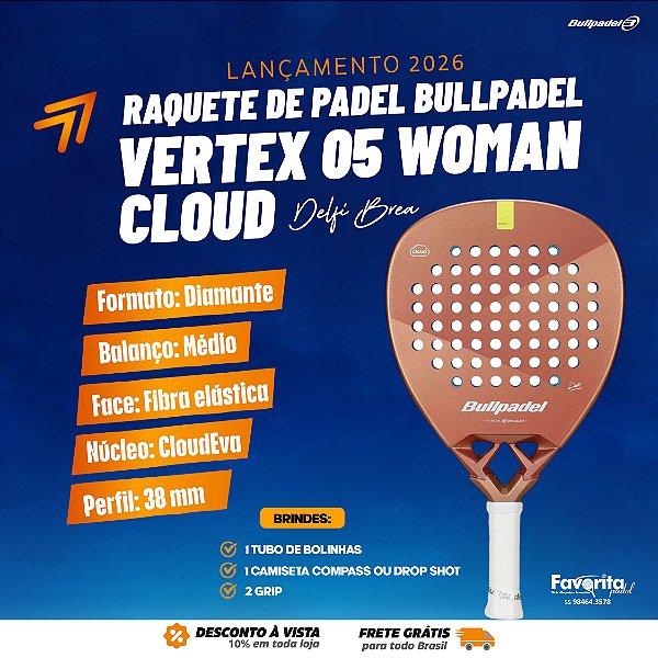 Raquete Padel Bullpadel Vertex 05 Woman Cloud 2026