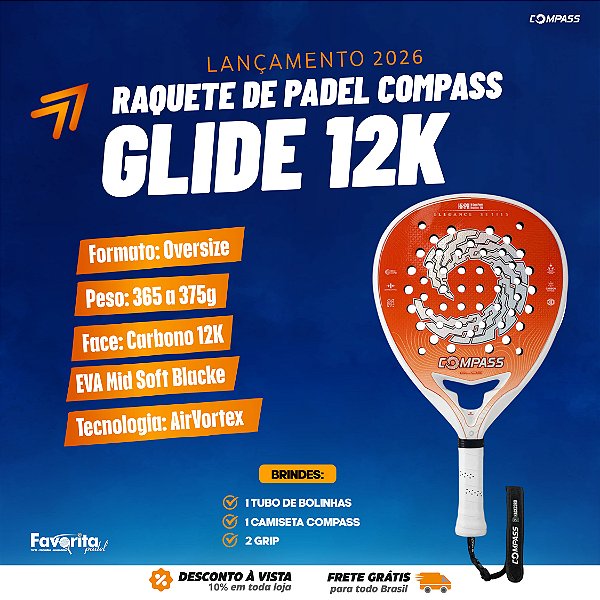 Raquete de Padel Glide 2026