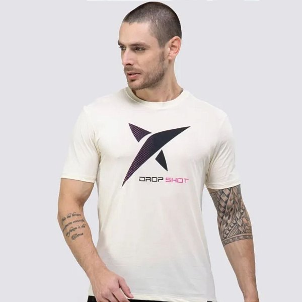 Camiseta DROP SHOT GAME 2.0 Off White