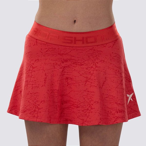 Short saia DROP SHOT CAYENNE Vermelha