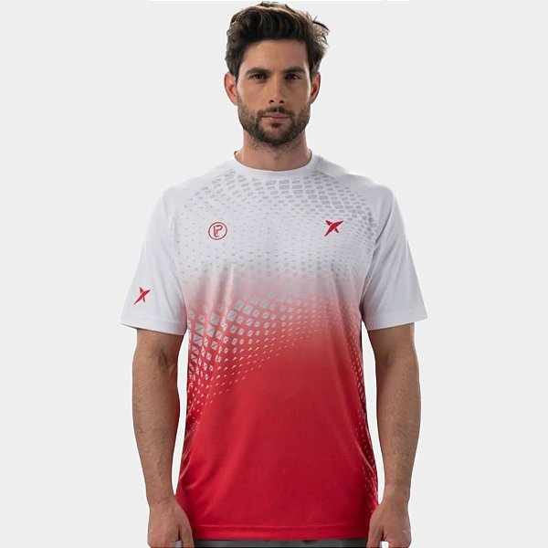 Camiseta DROP SHOT BENARA LIMA Branco