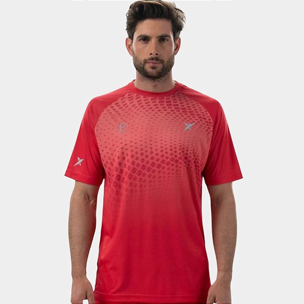 Camiseta DROP SHOT BENARA LIMA Vermelho