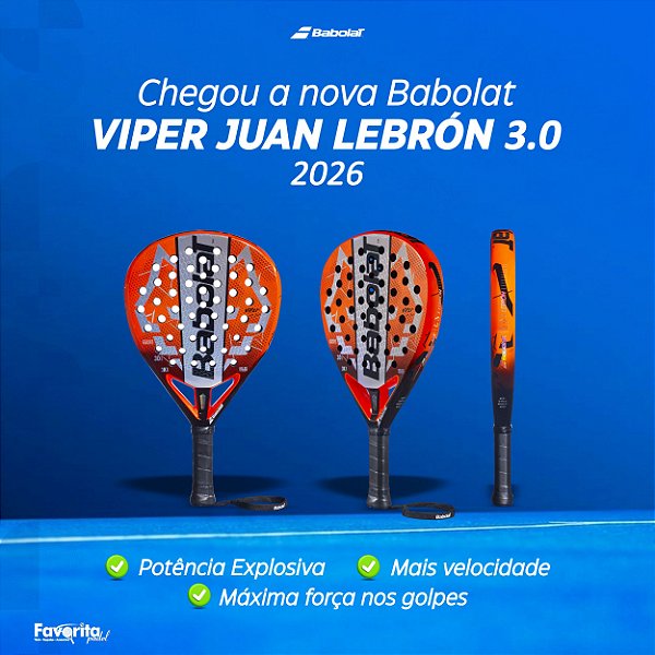Raquete de Padel Babolat Viper Juan Lebrón 3.0