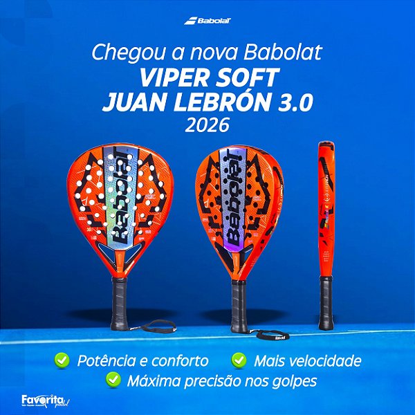 Raquete de Padel Babolat Viper Soft Juan Lebrón 3.0