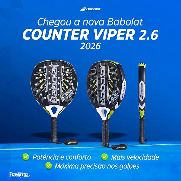 Raquete de Padel Babolat Counter Viper 2.6