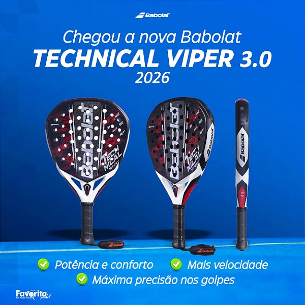 Raquete de Padel Babolat Technical Viper 3.0