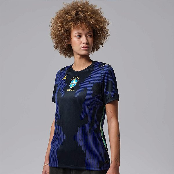 Camisa Brasil Jordan II 2026/27 Torcedora Pro Feminina