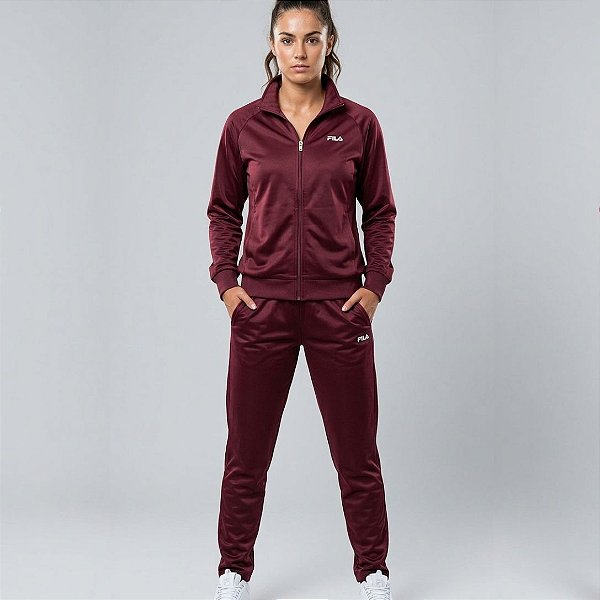 Agasalho Fila Essentials II Feminino Vinho
