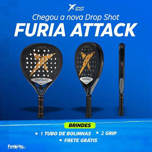 Raquete de Padel Drop Shot Furia Attack