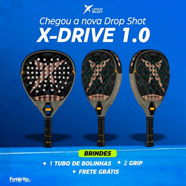 Raquete de Padel Drop Shot X-Drive 1.0