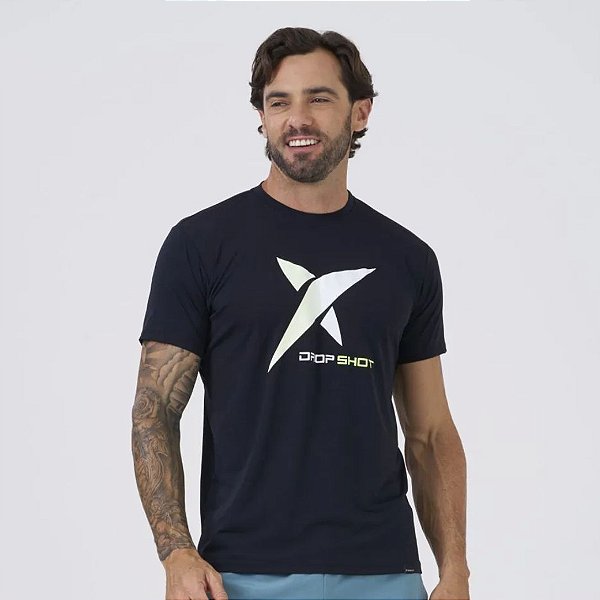 Camiseta DROP SHOT Game W25 Preto