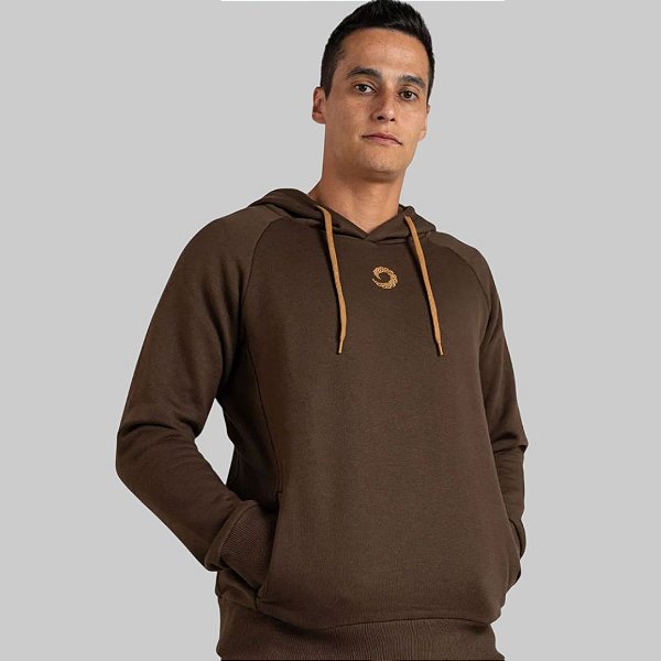 Moletom Compass Masculino Marrom