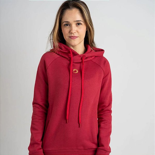 Moletom Compass Feminino Vermelho