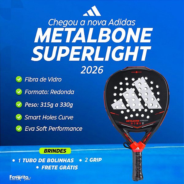 Raquete De Padel Adidas Metalbone Superlight 2026