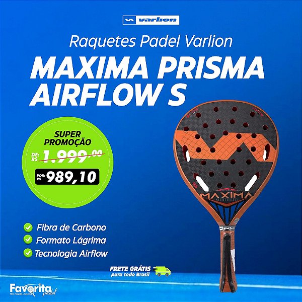 Raquete de Padel Varlion Maxima Summum Prisma Airflow S