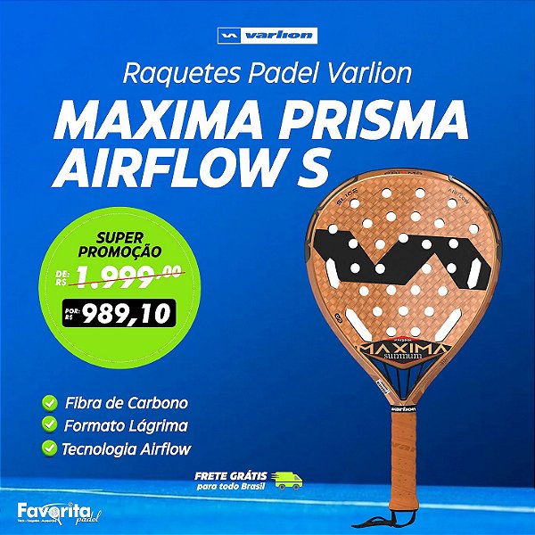 Raquete de Padel Varlion Maxima Summum Prisma Airflow S
