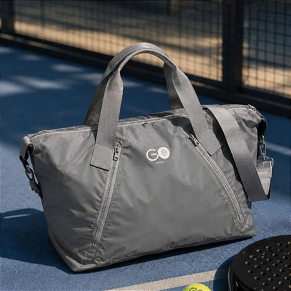 Bolsa Active Go Padel Cinza
