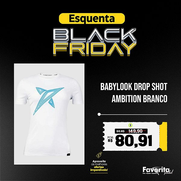 Babylook DROP SHOT AMBITION Branco