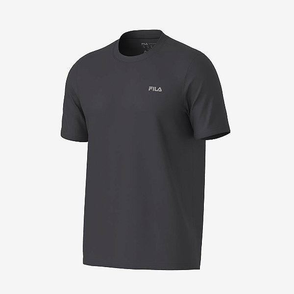 Camiseta Fila Basic Sports II Masculina Preto/Prata
