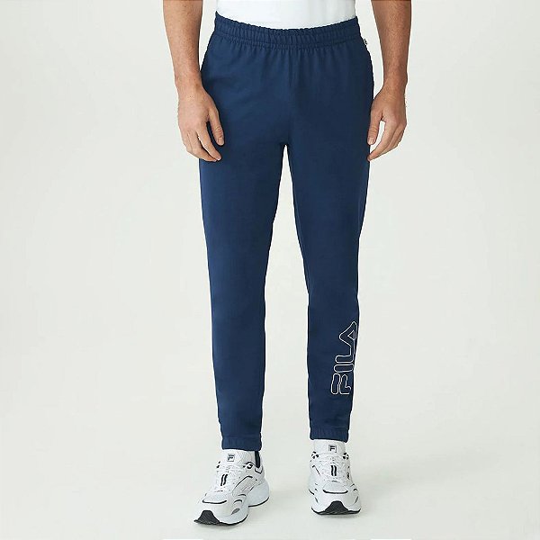 Calça Fila Outline Light Masculina Marinho Nautico
