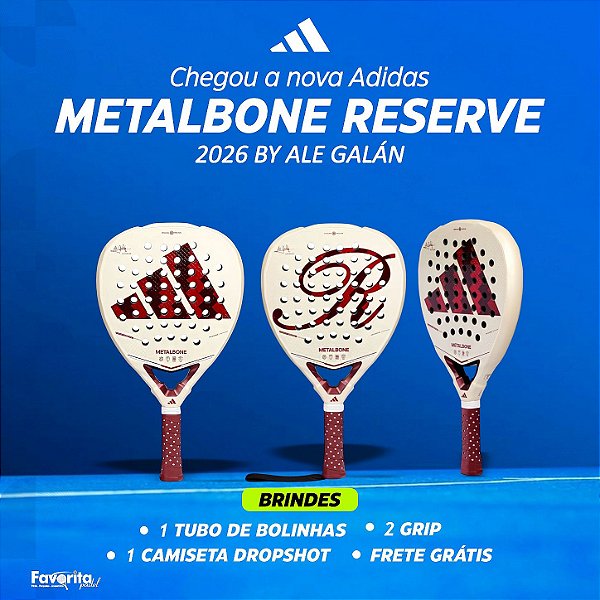 Raquete de Padel Adidas Metalbone Reserve 2026 By Ale Galan
