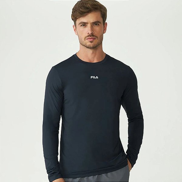 Camiseta Manga Longa Fila Sun Protect Breezy Masculina