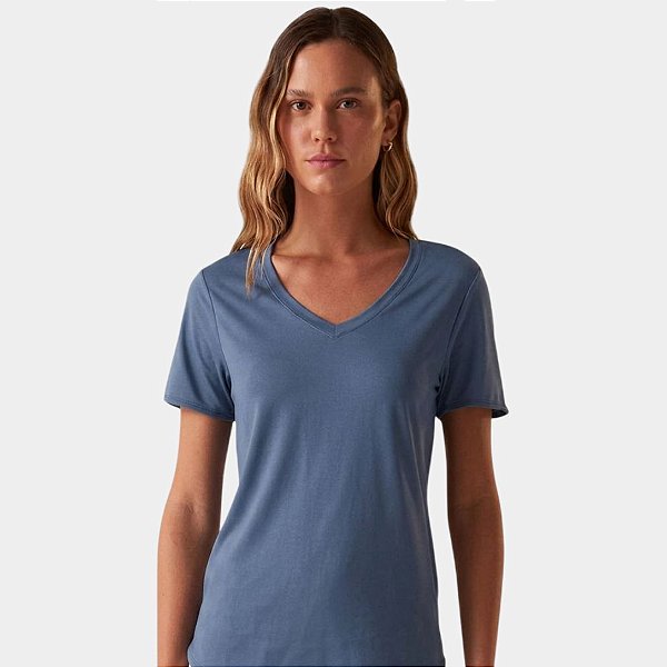 Blusa Fila Easy Training Crepe Flow Feminina Marinho Carbono