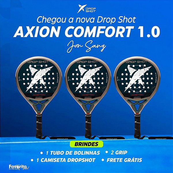 Raquete de Padel Drop Shot Axion Comfort 1.0 Jon Sanz