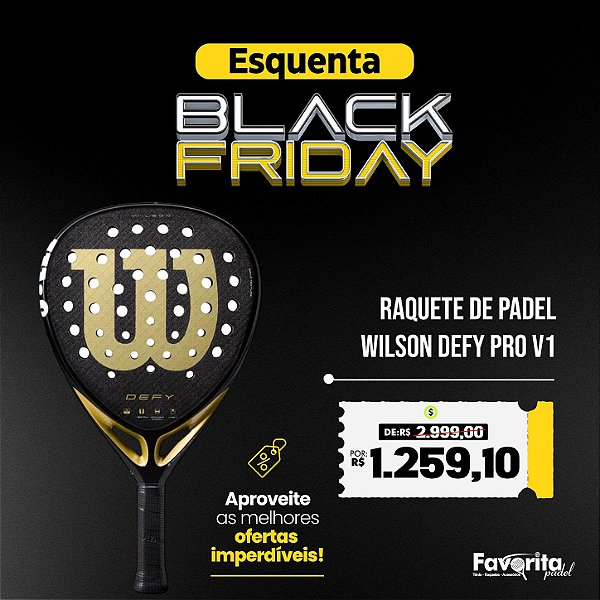 Raquete de Padel Wilson DEFY Pro V1