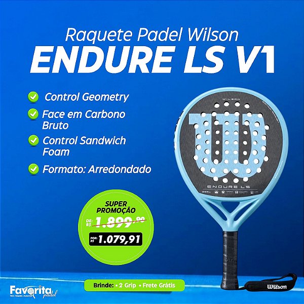 Raquete de Padel Wilson Endure LS V1